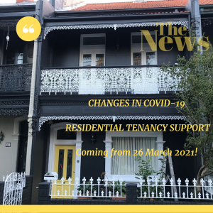 NSW tenants in arrears to be protected after moratorium ends